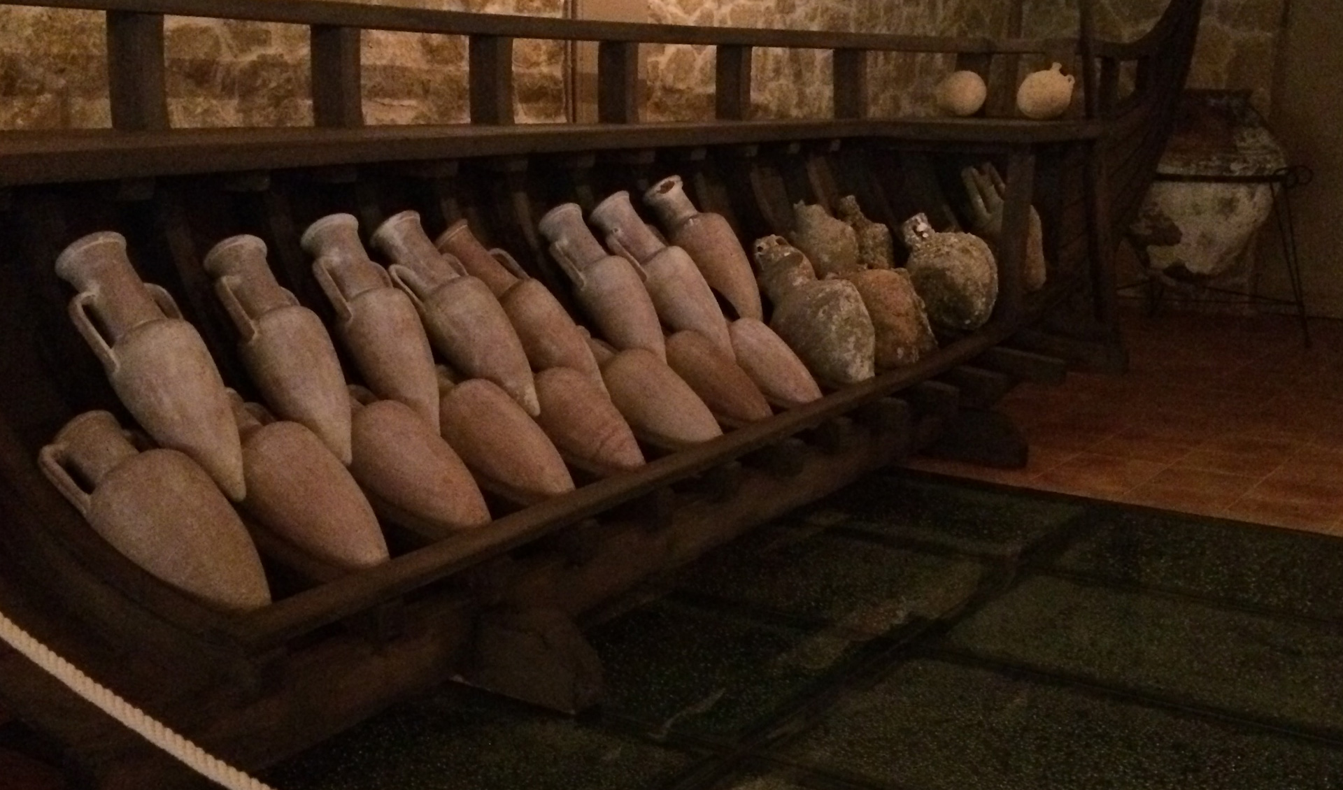 Educational Wine trip-old bottles, Tourism - Itineraries - Greek wine